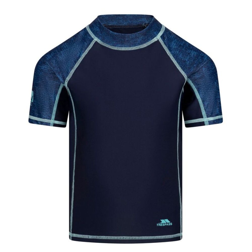 Trespass Childrens/Kids Calder Rash Guard / Navy